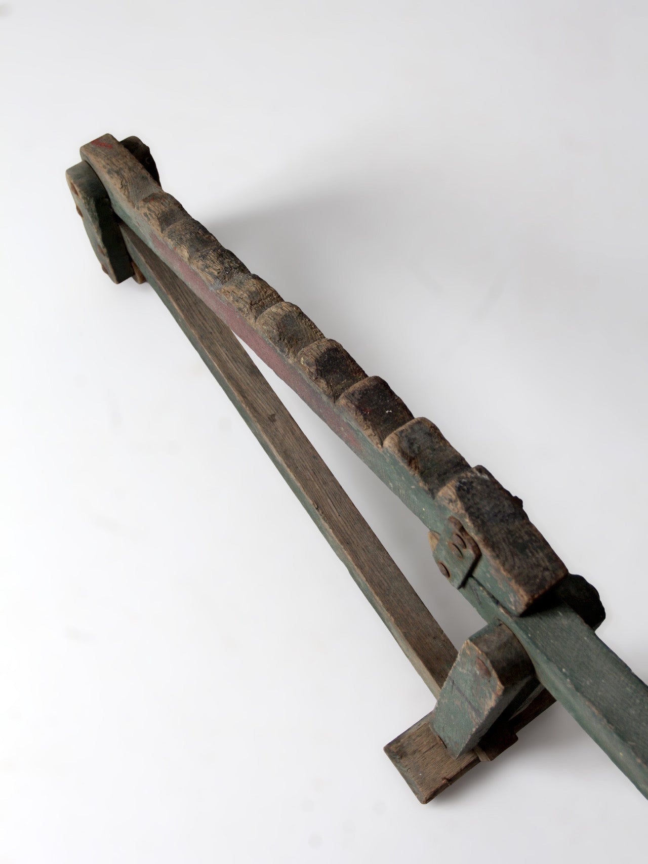 antique primitive wagon jack