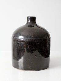 antique American stoneware jug