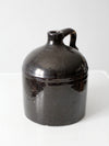 antique American stoneware jug