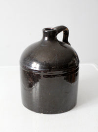 antique American stoneware jug