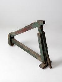 antique primitive wagon jack
