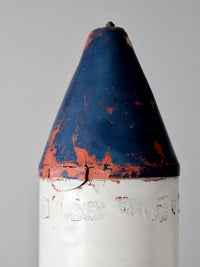 pair of vintage nautical marker buoys
