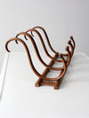 antique bentwood wall rack