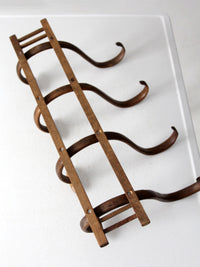 antique bentwood wall rack