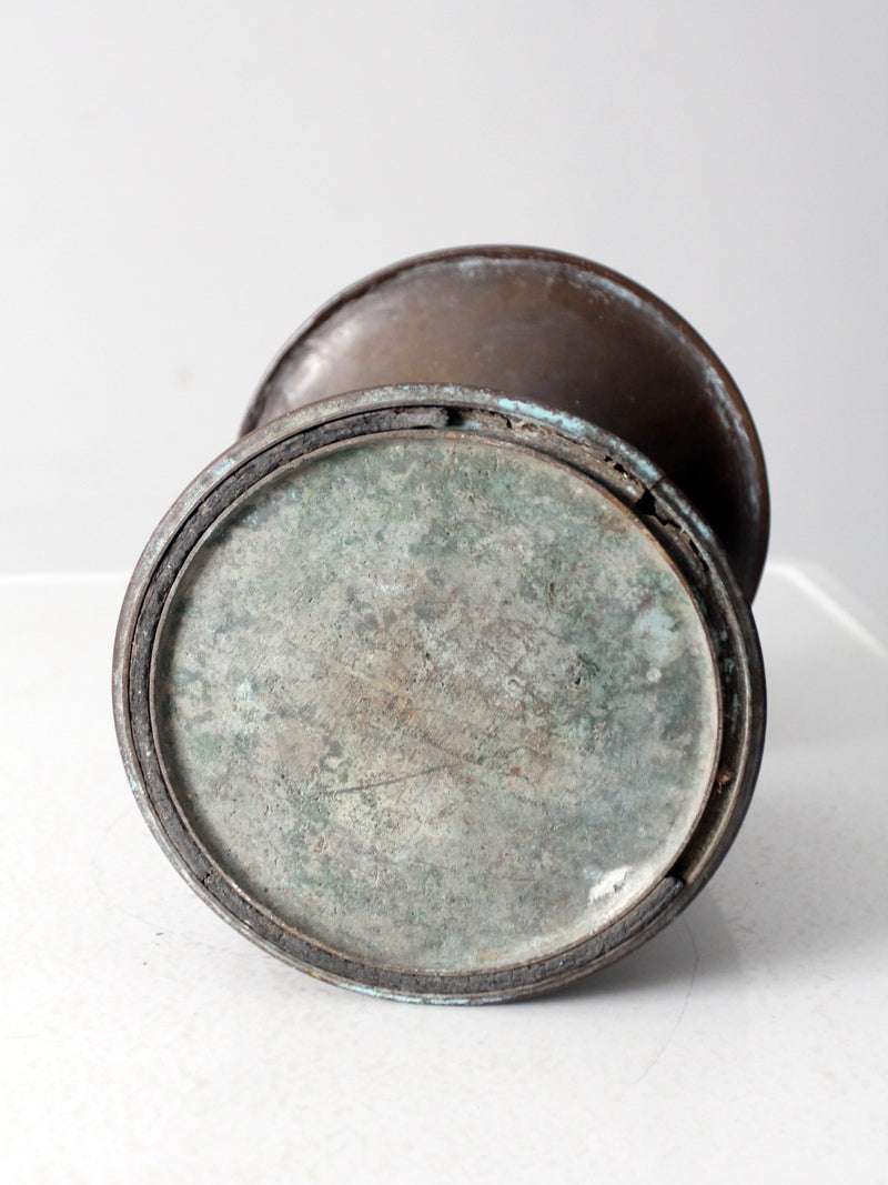 vintage copper vessel