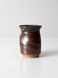 vintage studio pottery vase