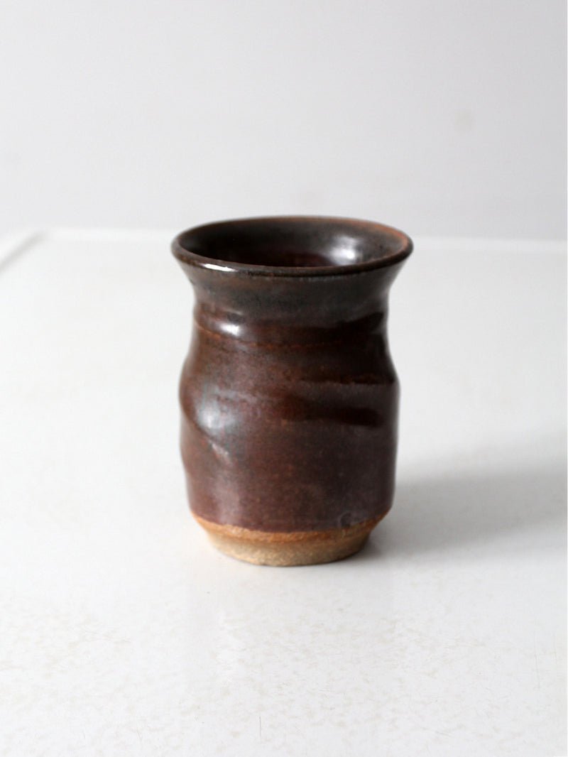 vintage studio pottery vase