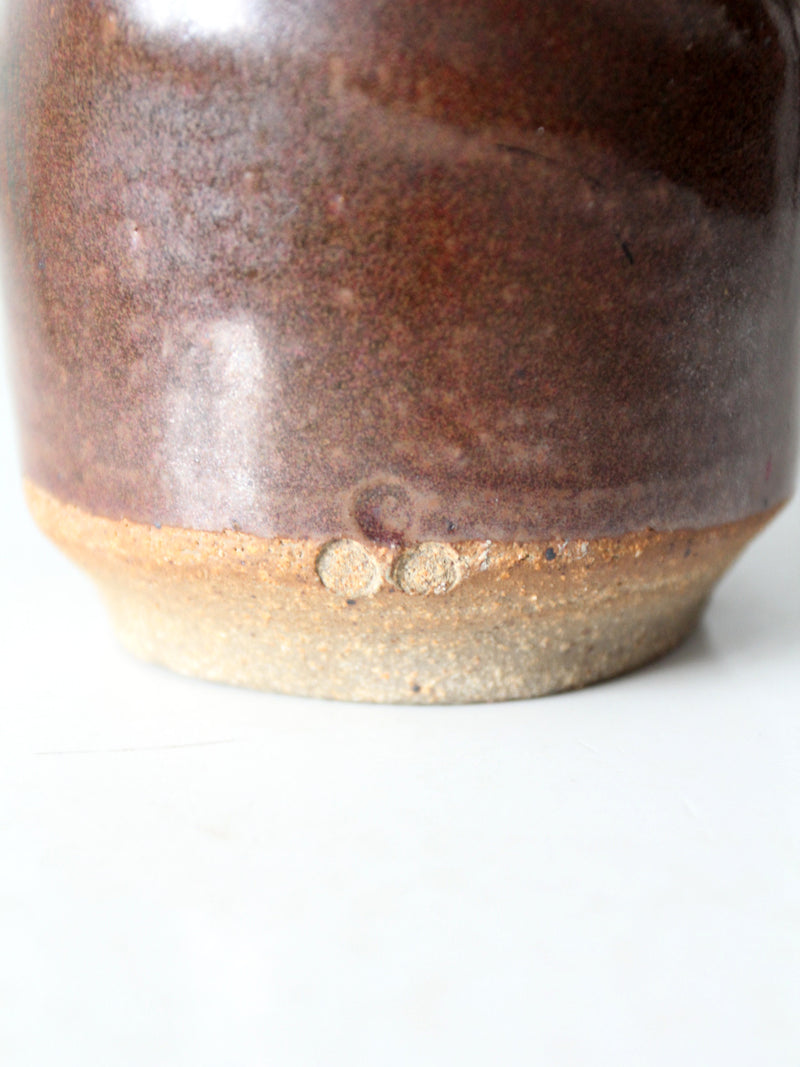 vintage studio pottery vase