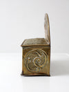 vintage Dutch brass candlebox
