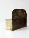 vintage Dutch brass candlebox