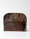 vintage Dutch brass candlebox