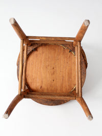 antique Arts & Crafts oak side chair