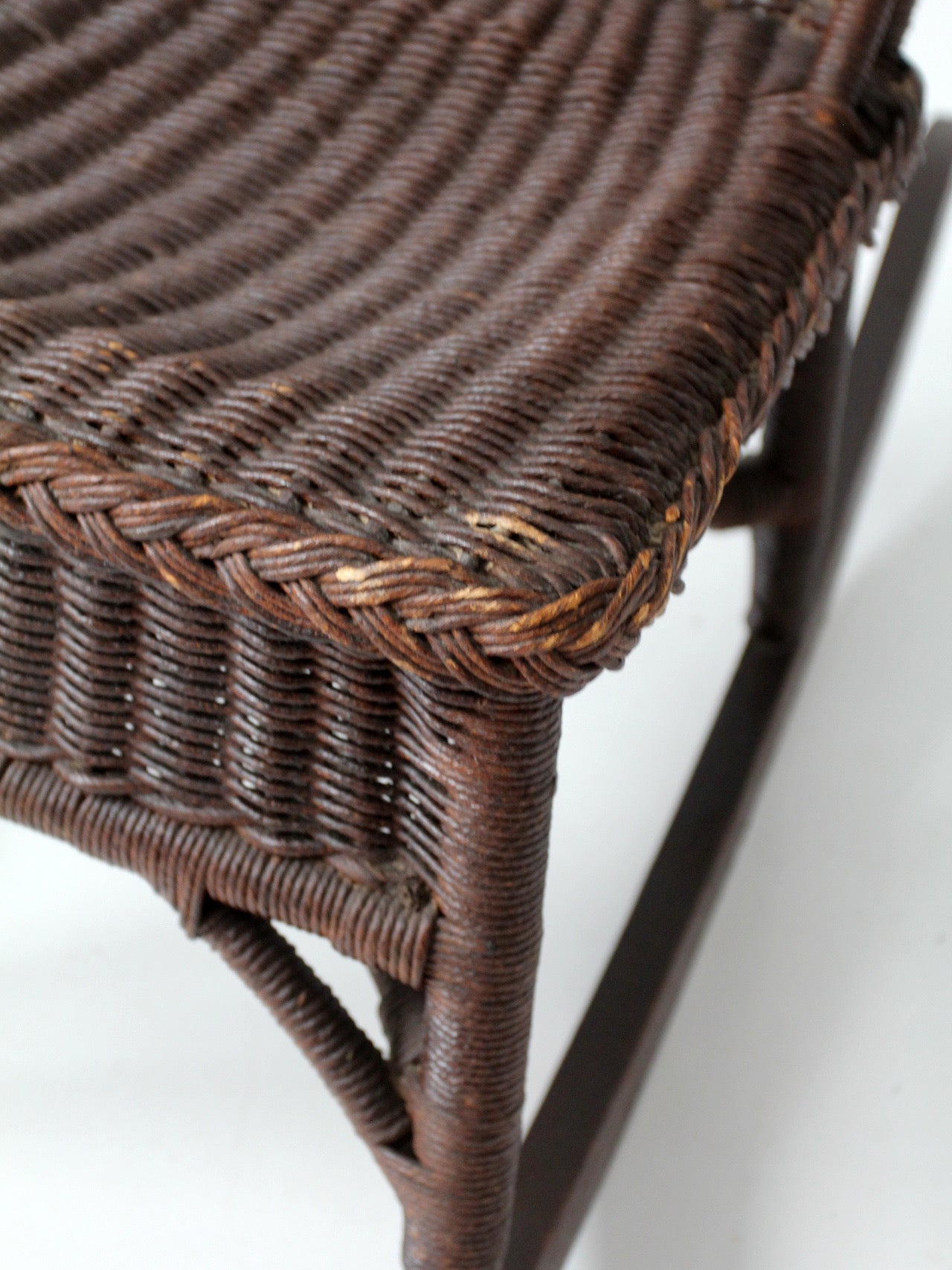 antique Victorian wicker rocking chair