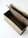 vintage Dutch brass candlebox
