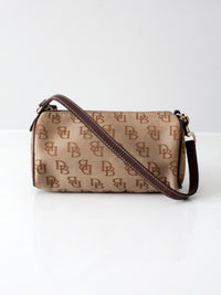 vintage Dooney & Bourke signature DB barrel mini bag