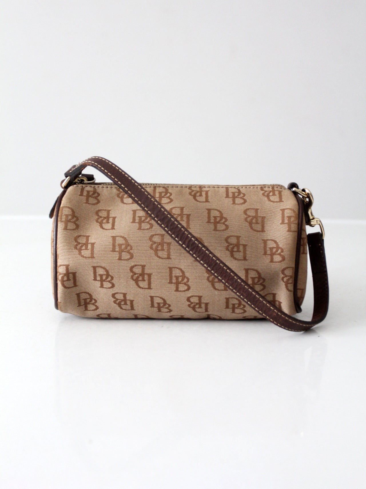 vintage Dooney & Bourke signature DB barrel mini bag