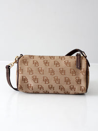 vintage Dooney & Bourke signature DB barrel mini bag