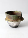 vintage studio pottery vase