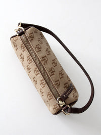 vintage Dooney & Bourke signature DB barrel mini bag