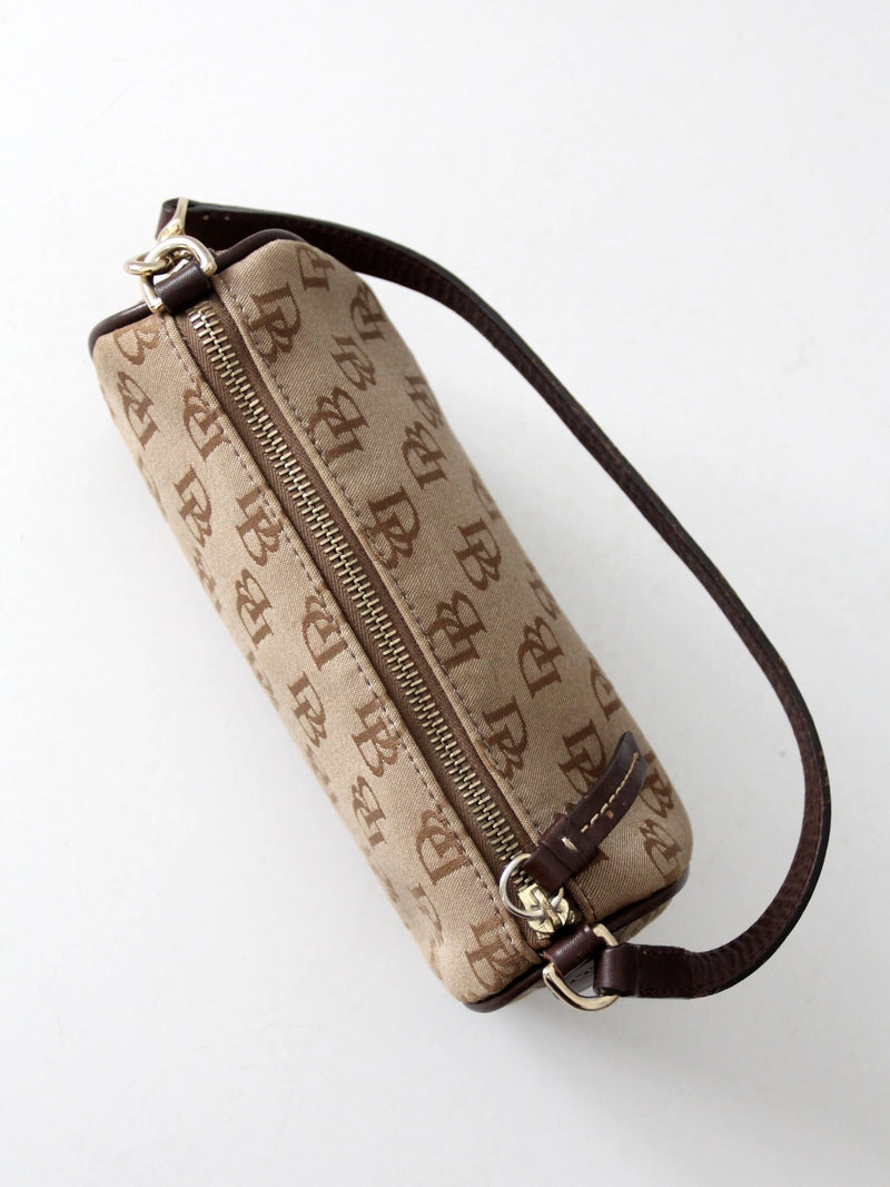 vintage Dooney & Bourke signature DB barrel mini bag