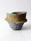 vintage studio pottery vase