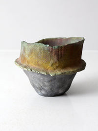 vintage studio pottery vase