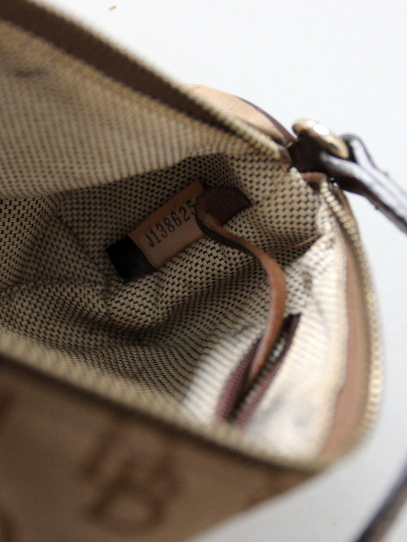 vintage Dooney & Bourke signature DB barrel mini bag