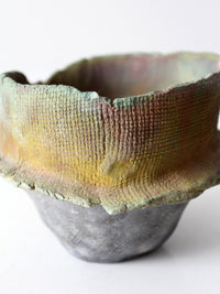 vintage studio pottery vase