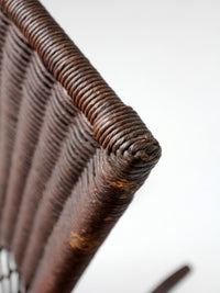 antique Victorian wicker rocking chair