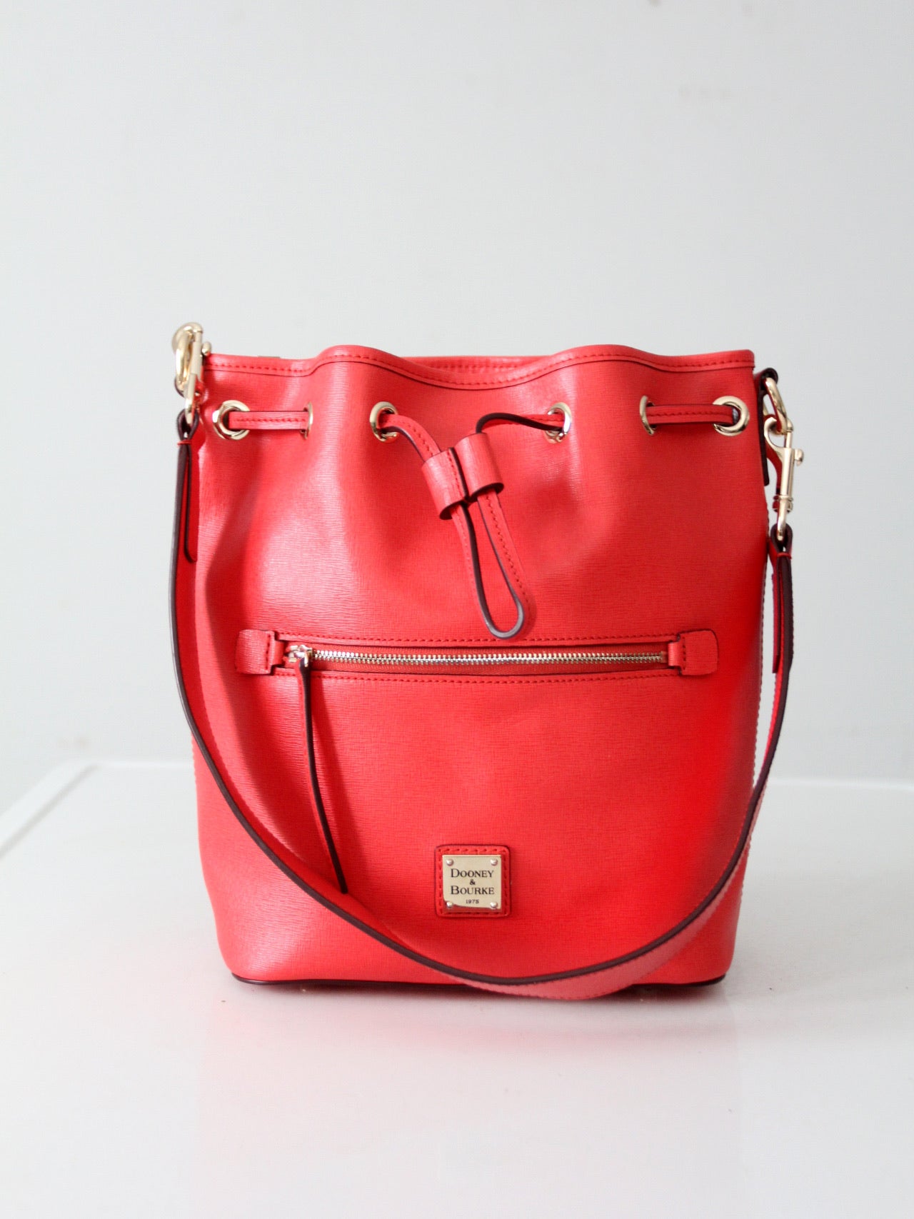 Dooney & Bourke Saffiano drawstring bag