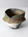 vintage studio pottery vase
