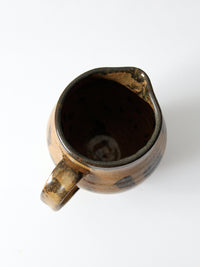 vintage studio pottery pitcher