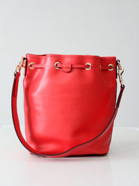 Dooney & Bourke Saffiano drawstring bag