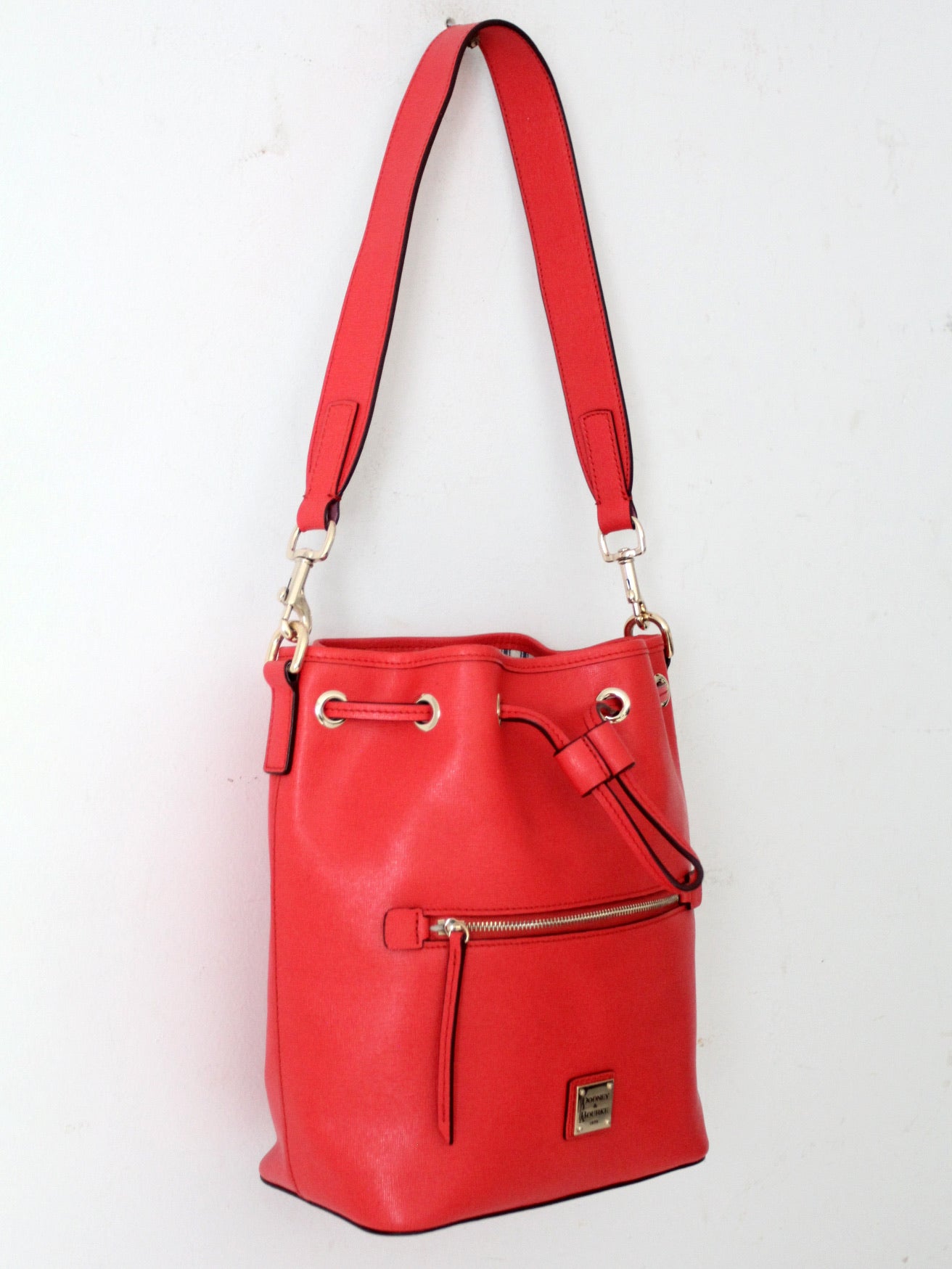 Dooney & Bourke Saffiano drawstring bag