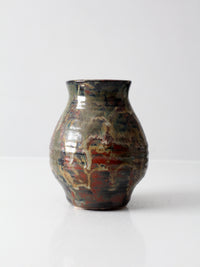 vintage handmade studio pottery vase