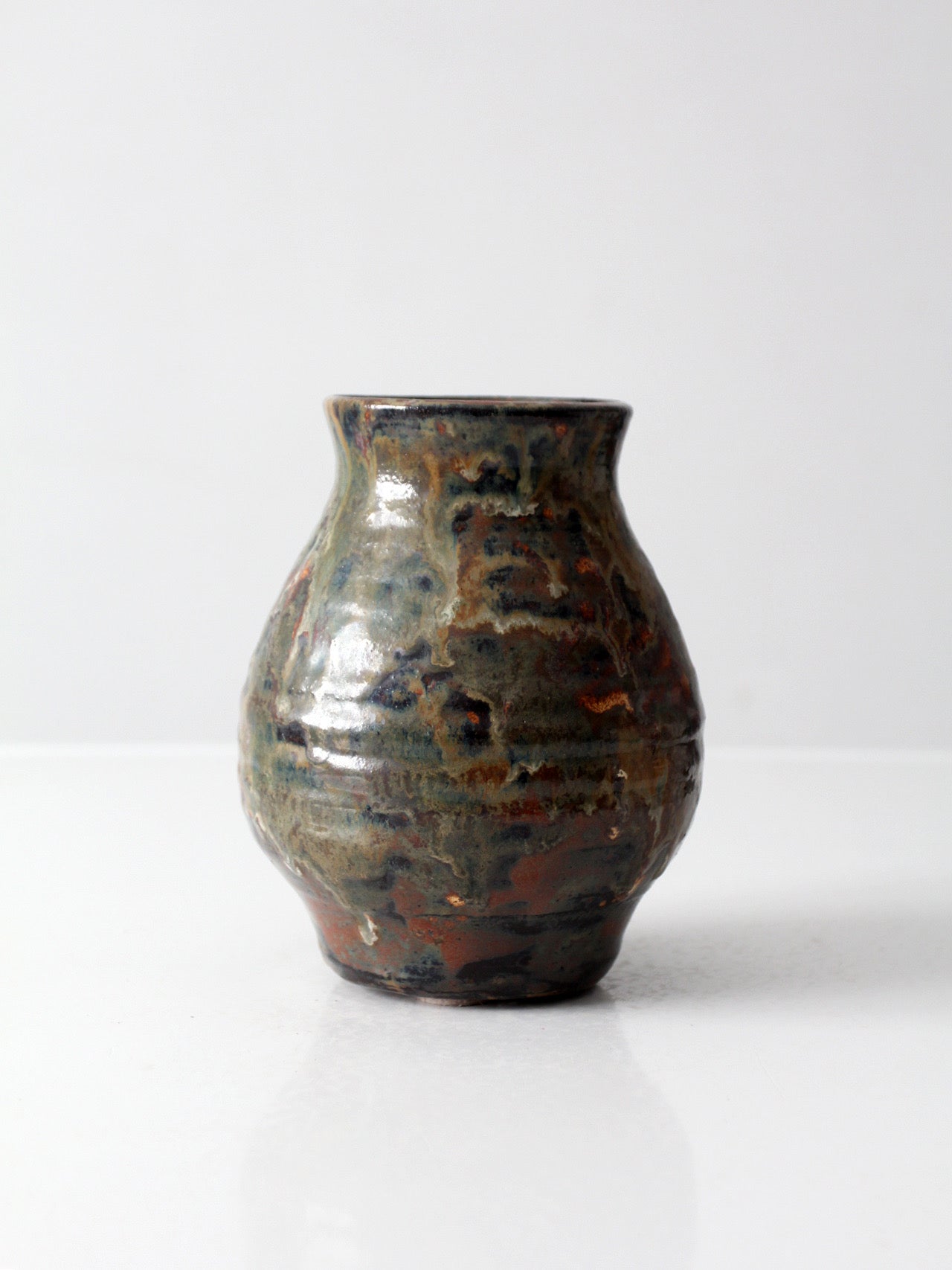 vintage handmade studio pottery vase