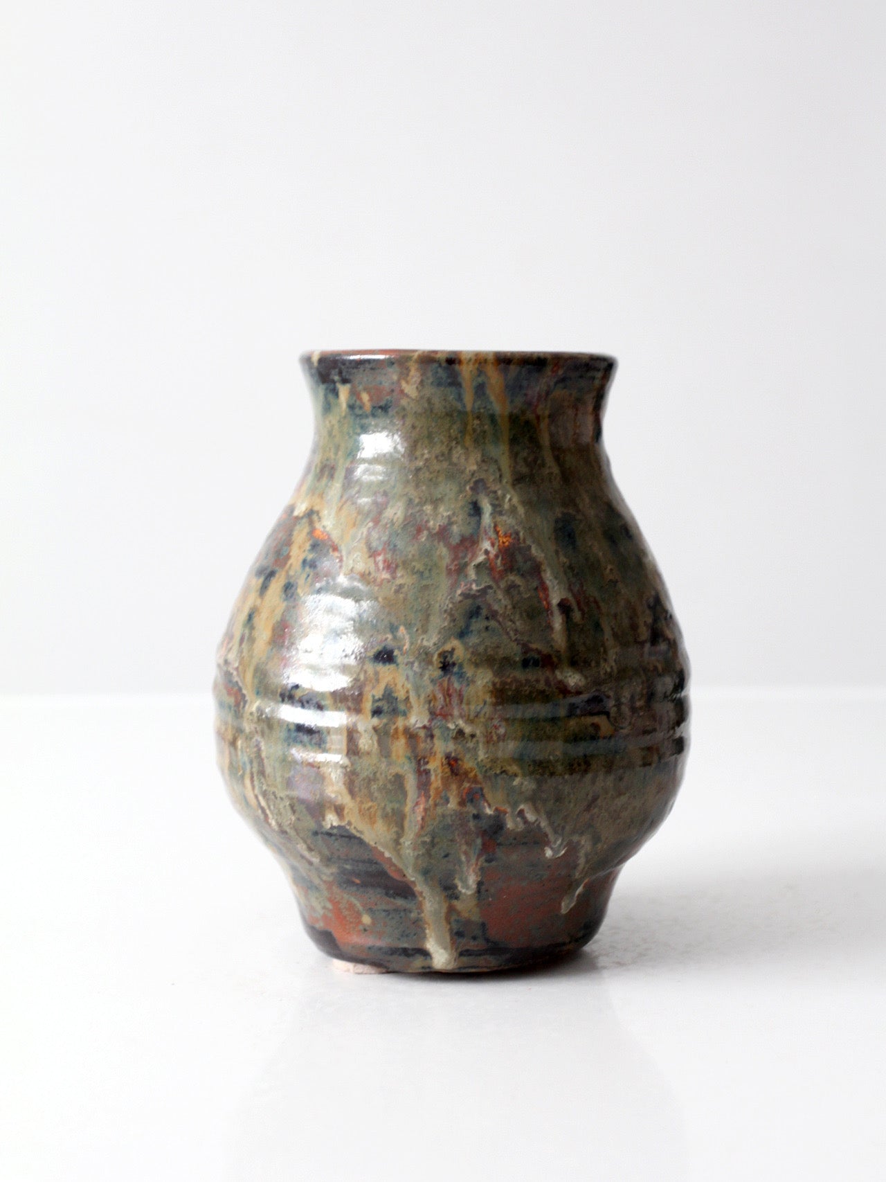 vintage handmade studio pottery vase