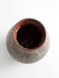vintage handmade studio pottery vase