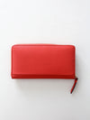 Dooney & Bourke Saffiano red leather wallet