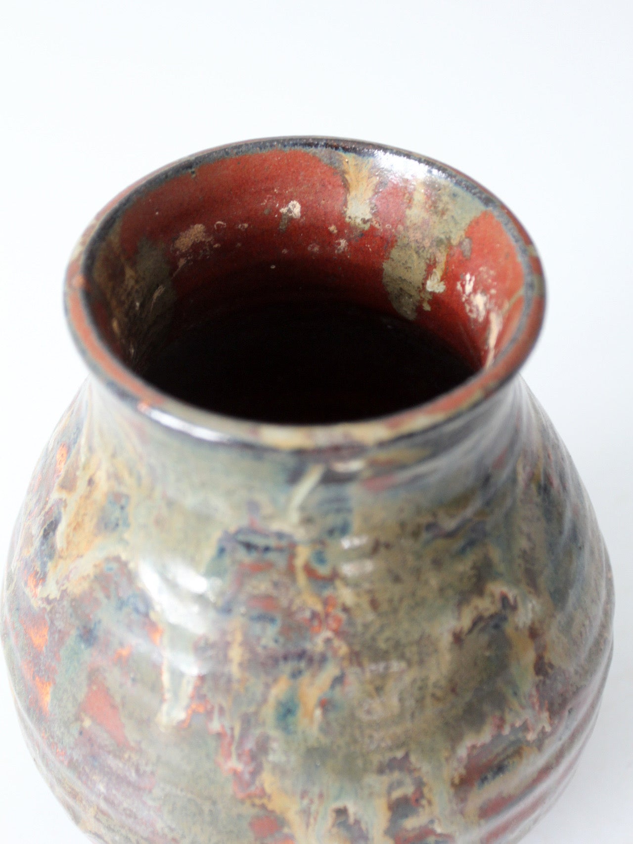 vintage handmade studio pottery vase