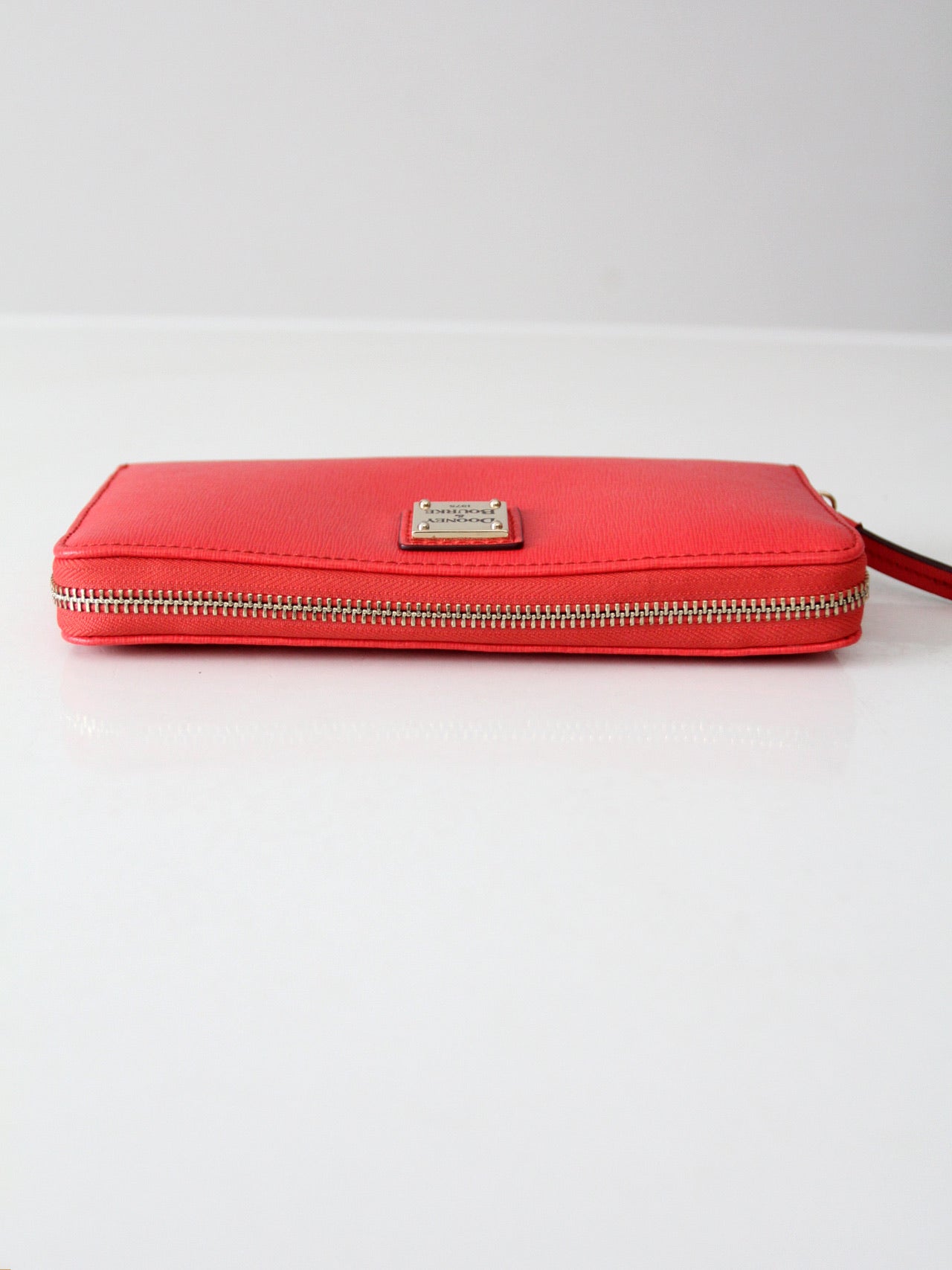 Dooney & Bourke Saffiano red leather wallet