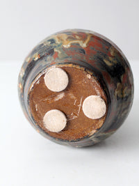 vintage handmade studio pottery vase