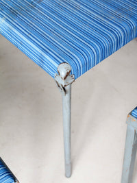 vintage Leg-O-Matic folding table and chair set