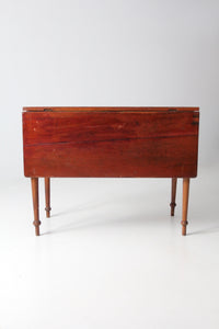 antique 19th century drop leaf table