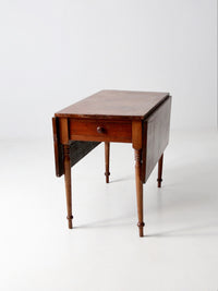 antique 19th century drop leaf table