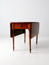 antique 19th century drop leaf table