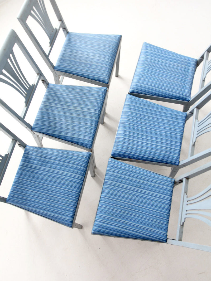 vintage Leg-O-Matic folding table and chair set