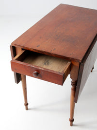 antique 19th century drop leaf table