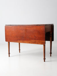 antique 19th century drop leaf table