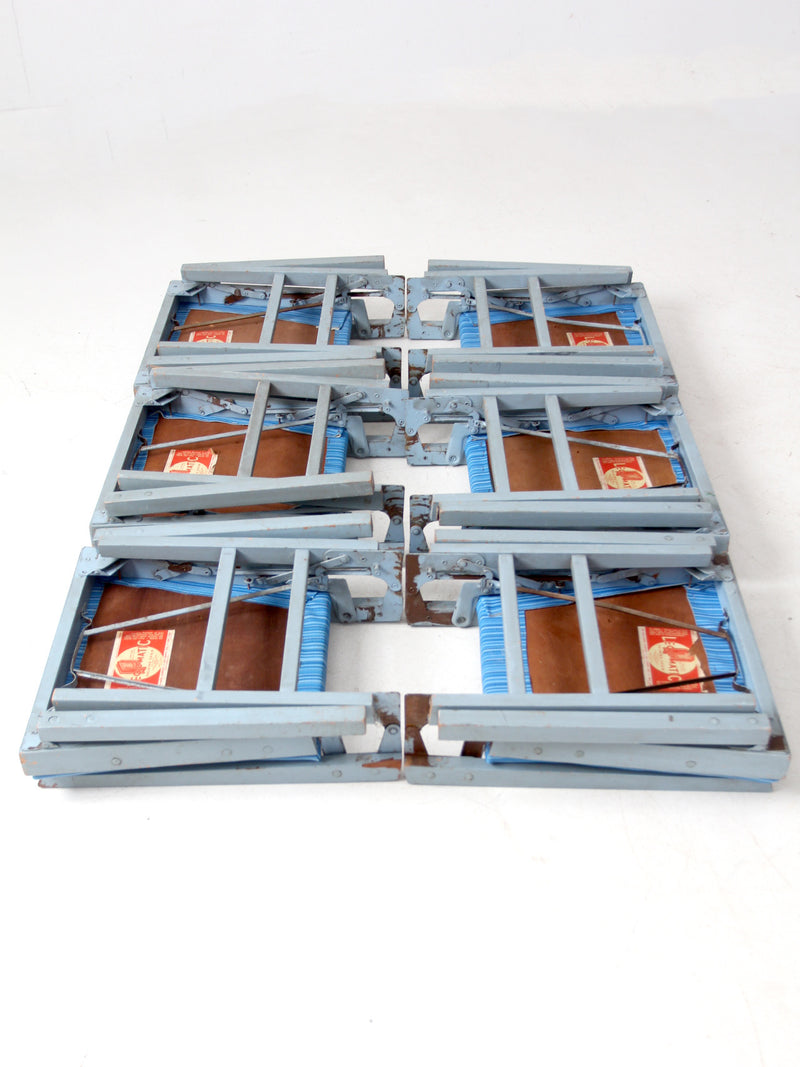 vintage Leg-O-Matic folding table and chair set